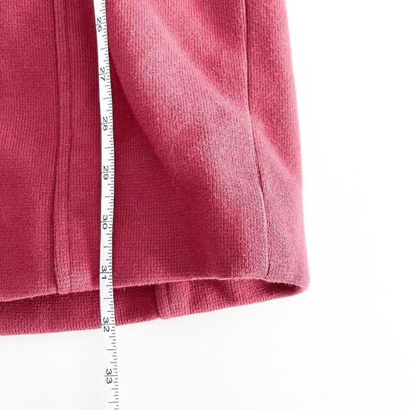 Banana Republic Women's 3/4 Sleeve Button Front Pea Coat Red Medium - Picture 8 of 9